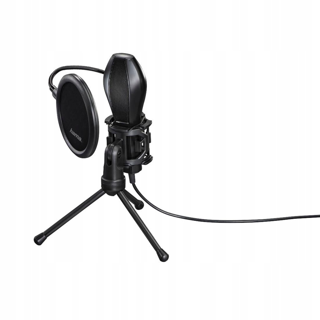 Mikrofon Hama MIC-USB Stream, czarny