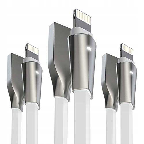 Zestaw kabli do iPhone USB Lightning 1.2M+1.8M