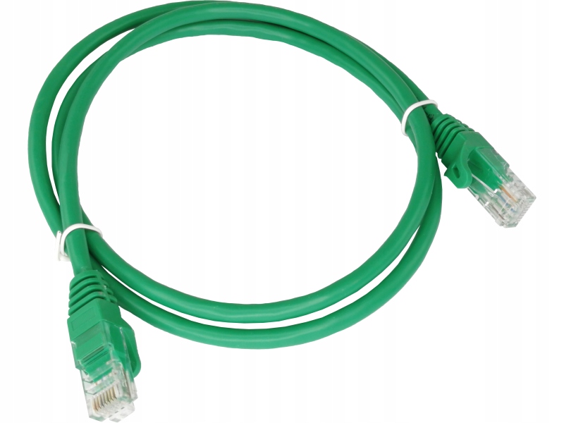 Patch-cord U/UTP kat.6A LSOH 5.0m zielony ALANTEC