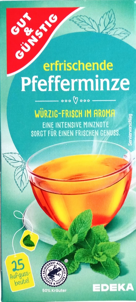 Gut&Gunstig Pfefferminze herbata miętowa