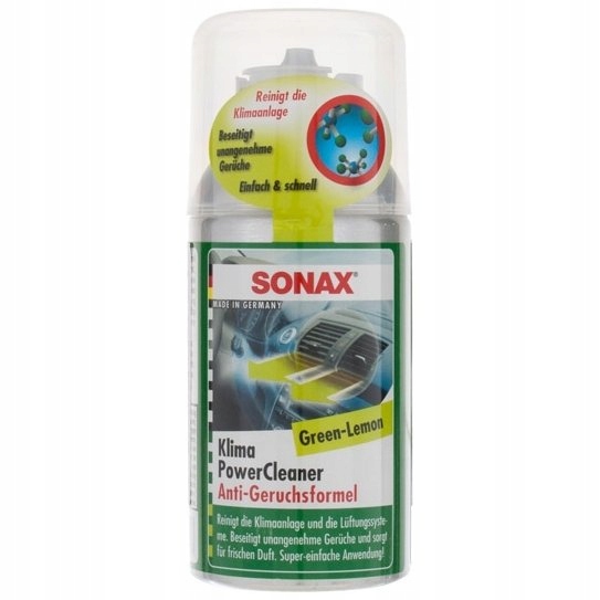 SONAX GREEN LEMON Czyści i odświeża klimatyzację