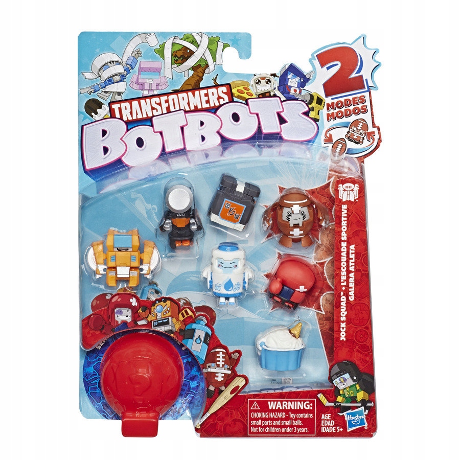 Figurki Transformers BOTBOTS 8-Pak Jock Squad