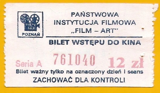 Kwidzyn Bilet Do Kina 2003 Rok 8394124912 Oficjalne Archiwum Allegro