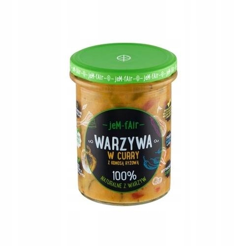 Jem fair warzywa w curry z komosą ryżową 380g