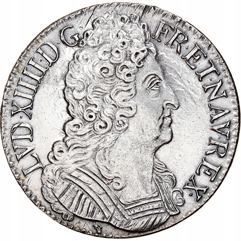 Moneta, Francja, Louis XIV, Écu aux 3 couronnes, E