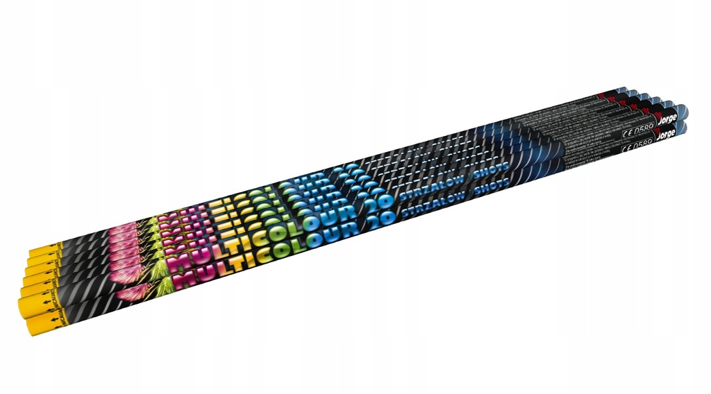 Rzymskie ognie 20 strzałów T6238 Multicolor Magical Shots 12 sztuk Jorge