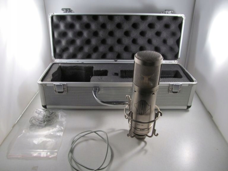 MIKROFON STC-2X WALIZKA SREBRNA