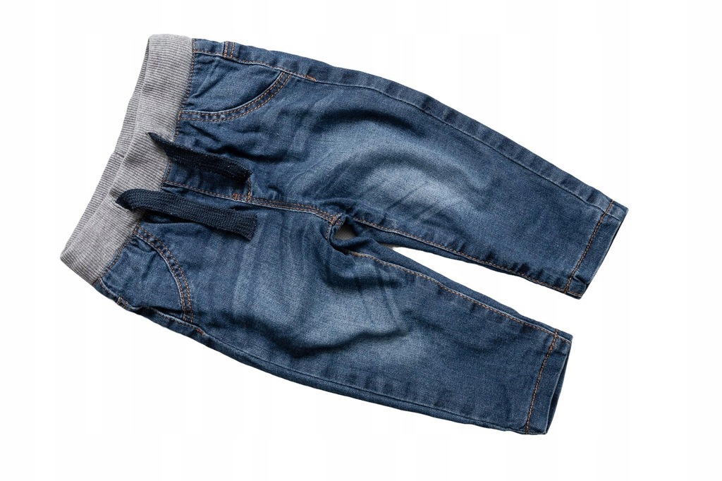 M&S__SPODENKI_ SPODNIE_ JEANS_ 74-80 OCIEPLANE