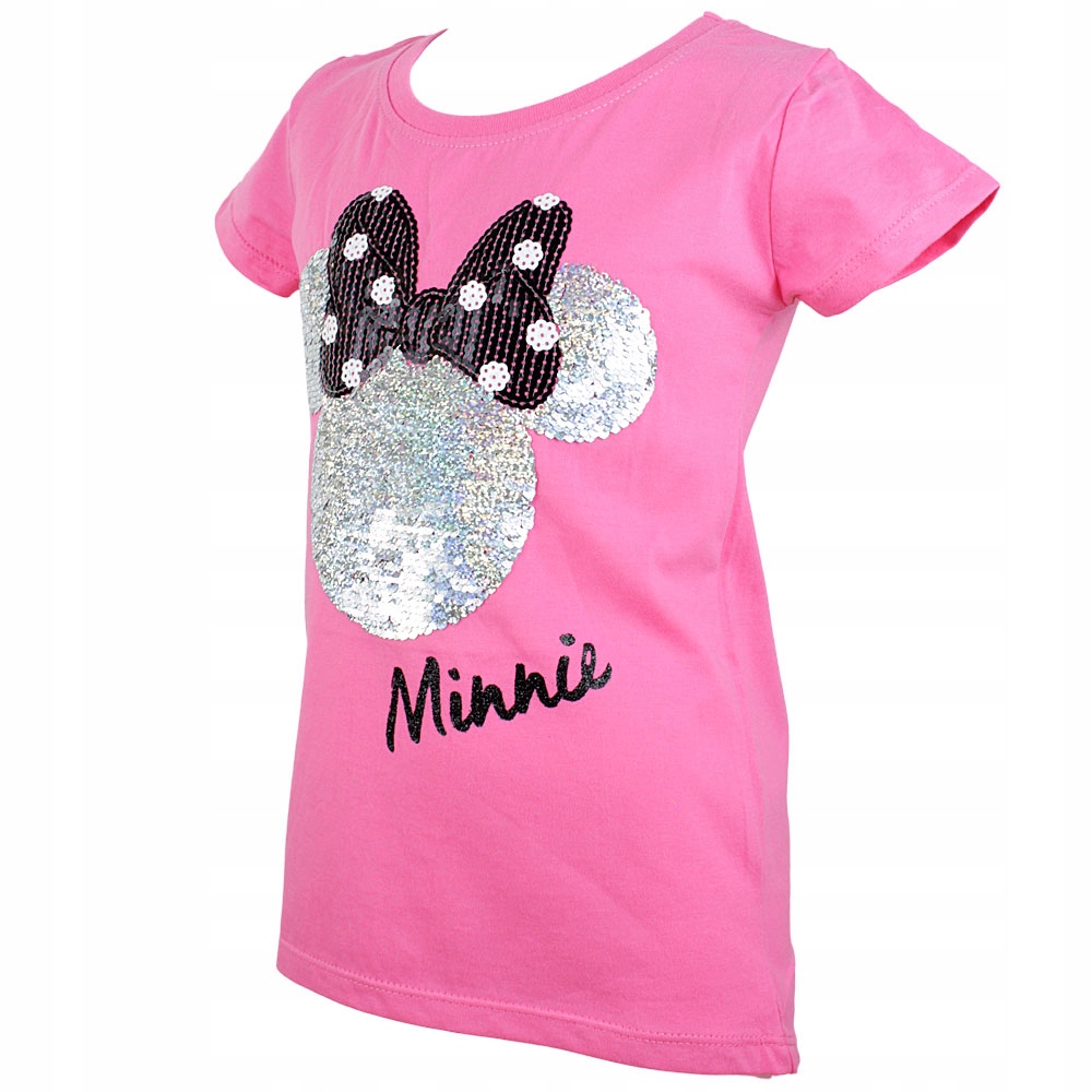 R:110 BLUZKA MINNIE MOUSE DISNEY CEKINY CEKINKI