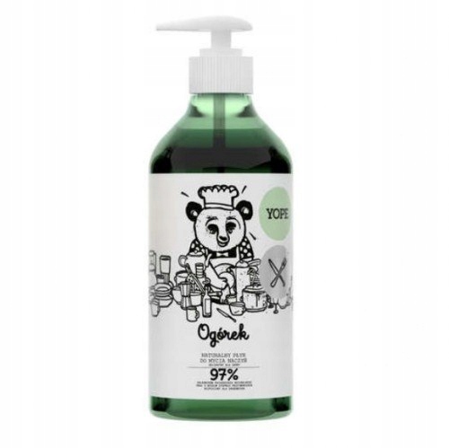 YOPE Naturalny płyn do mycia naczyń OGÓREK 750 ml