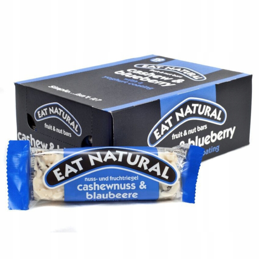 Eat Natural Nut and Fruit bar cashewnut & blue