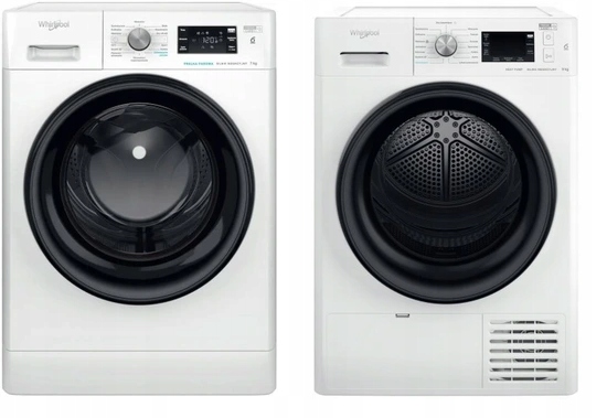 Pralka Whirlpool FFB 7259 BV PL 7kg / Suszarka Whirlpool FFT M22 9X2BPL 9kg