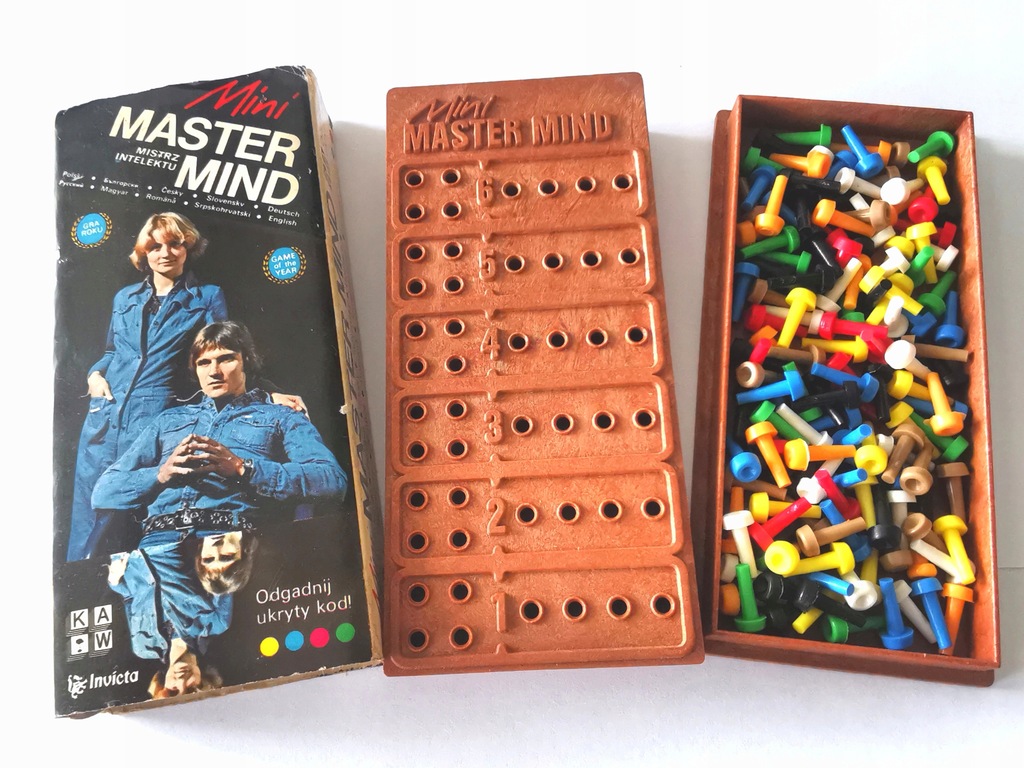 GRA mini MASTER MIND instrukcja 1972 rok PRL