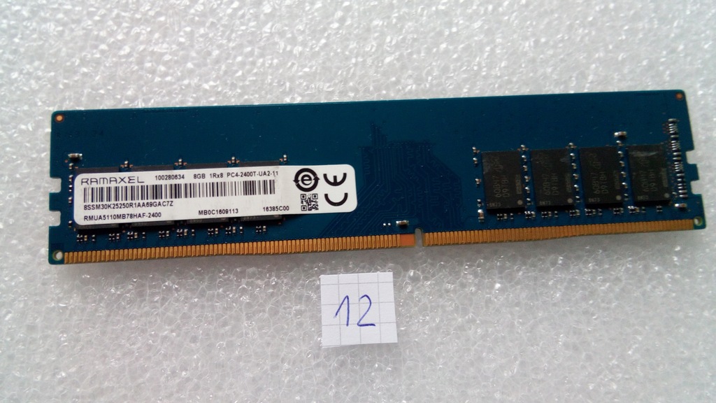 Pamięć Ramaxel 8GB DDR4 2400 uszkodzona (12)