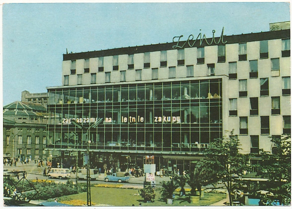 Katowice Dom Towarowy Zenit neon reklama