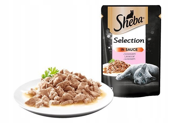 Sheba Sheba Selection in sauce Łosoś 24x85g