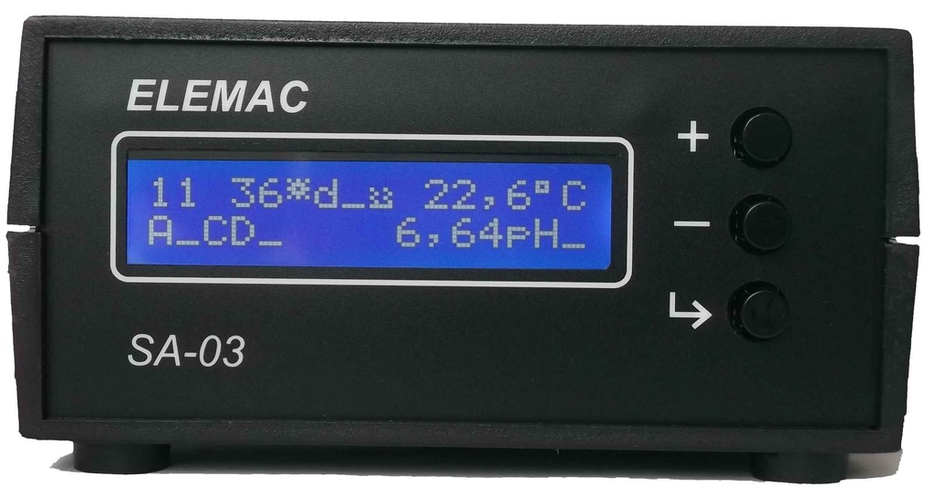 Sterownik akwarium ELEMAC SA-03, komputer pH Wi-Fi
