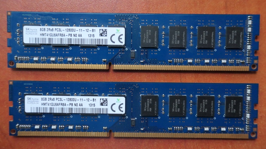 Pamięć RAM DDR3 16GB (2x8) Hynix HMT41GU6AFR8A-PB