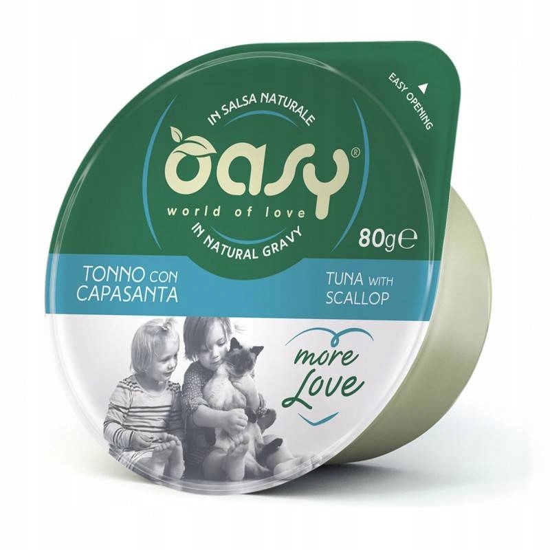 Oasy MORE LOVE CUP - Tuńczyk z przegrzebkiem 70g