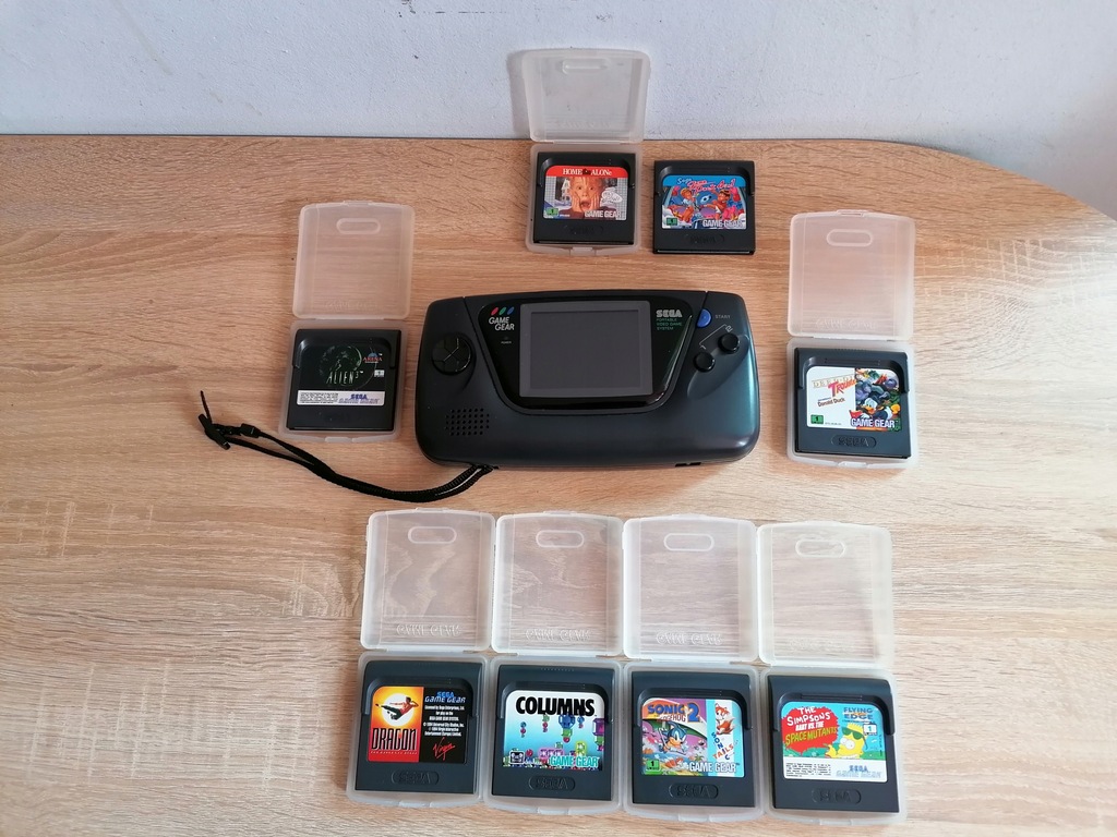 ZESTAW SEGA GAME GEAR + 8 GIER !!!!!