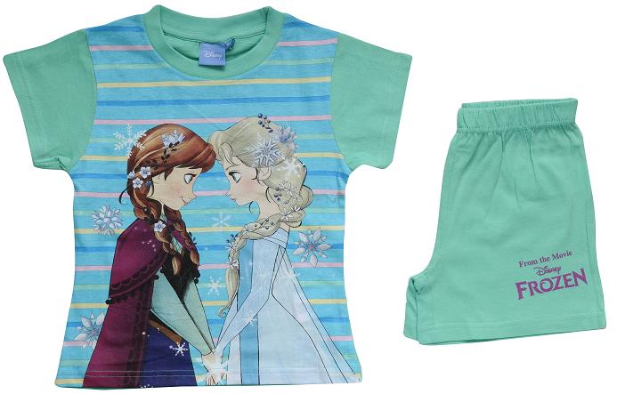 T-SHIRT spodenki FROZEN piżama KRAINA LODU kpl 104