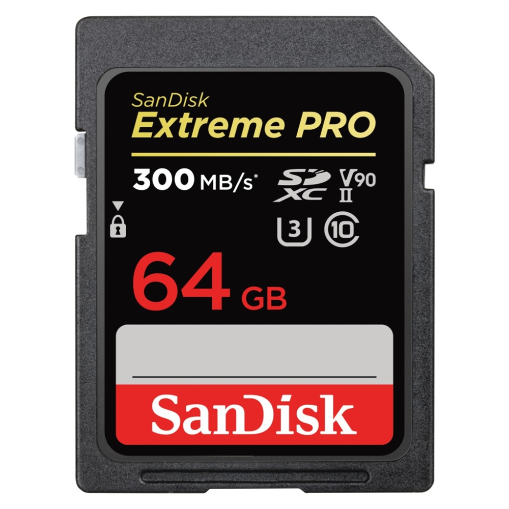 Karta SD SanDisk Extreme PRO 64 GB 300/260 MB/s