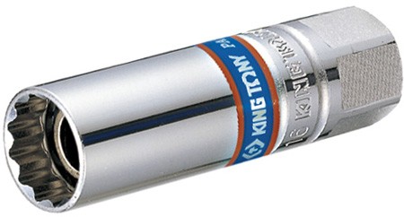 Nasadka do świec 3/8" 21mm x 70mm 12k. Magnes