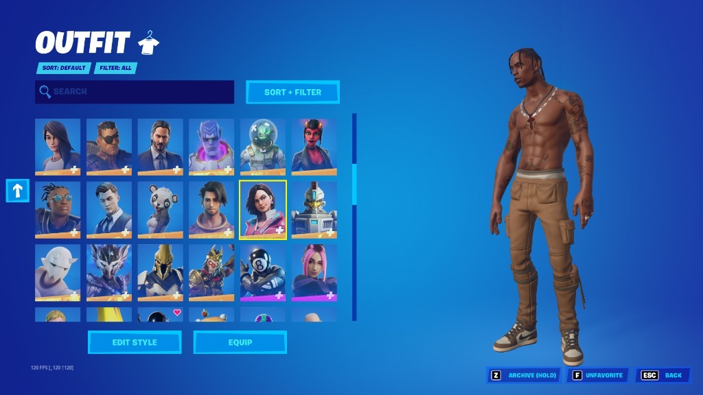 KONTO FORTNITE TRAVIS SCOTT BLACK KNIGHT OG SKÓRKI PC