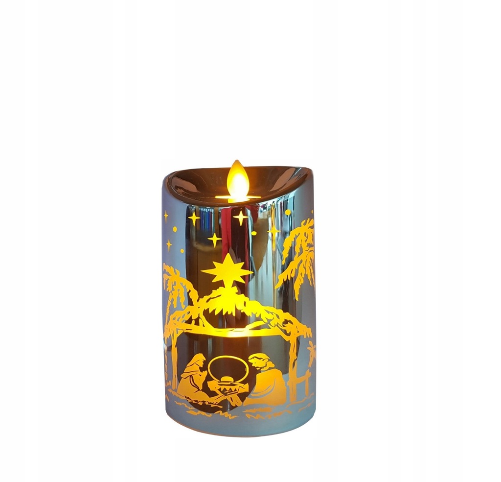 Świeca LED 12cm Ruchomy płomień Lampka święta