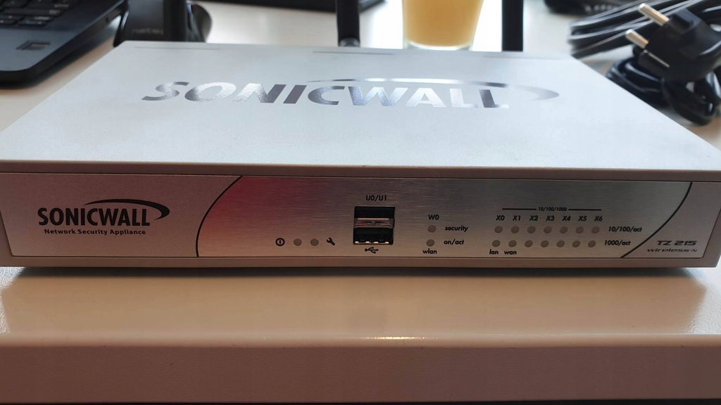Sonicwall TZ 215 W TotalSecure 8384221023 oficjalne archiwum Allegro