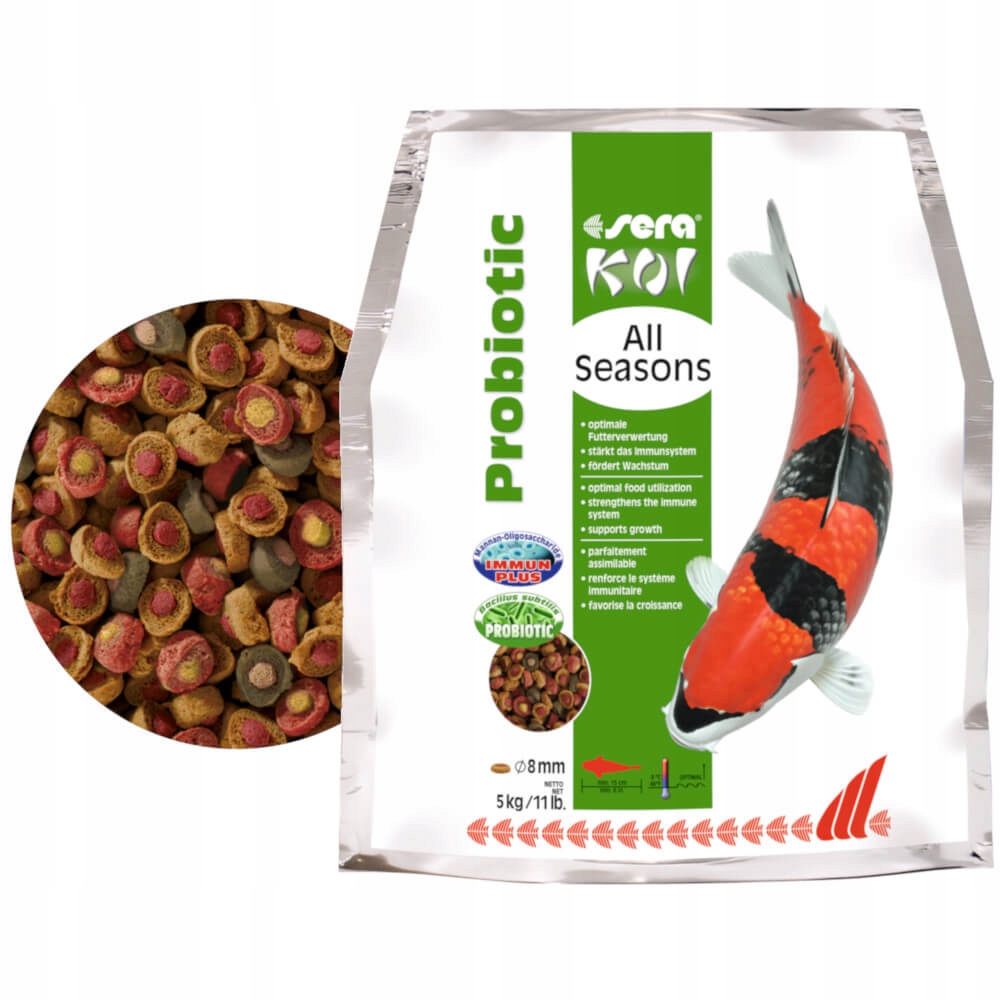 Sera Koi All Seasons Probiotic 5kg Pokarm dla koi