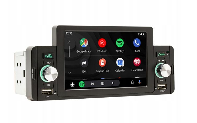RADIO SAMOCHODOWE 1DIN 5''ANDROID 6 GPS 60W X 4 Z KAMERĄ