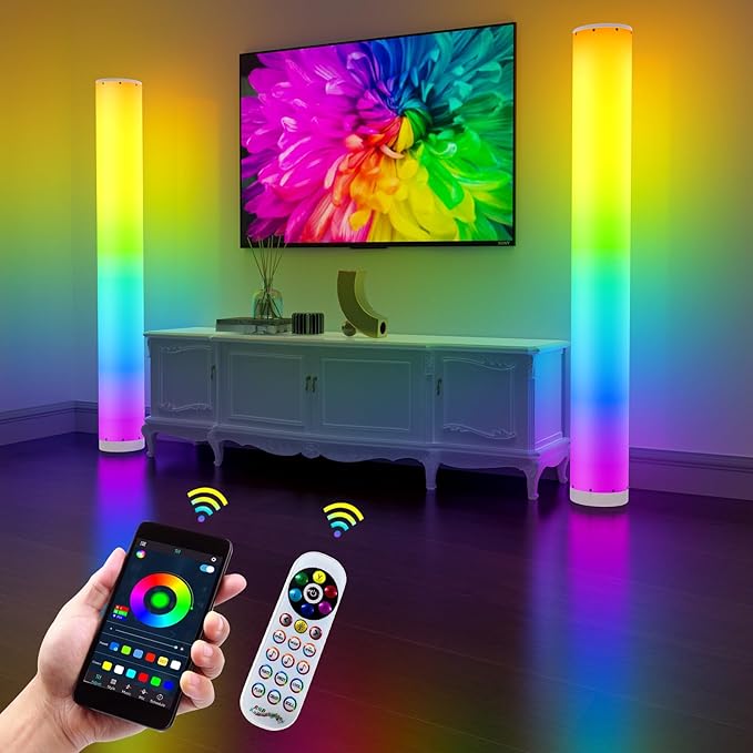 Dwie wysokie lapmy stojące EpochAir DEFEKT