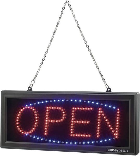 Tablica LED "OPEN"