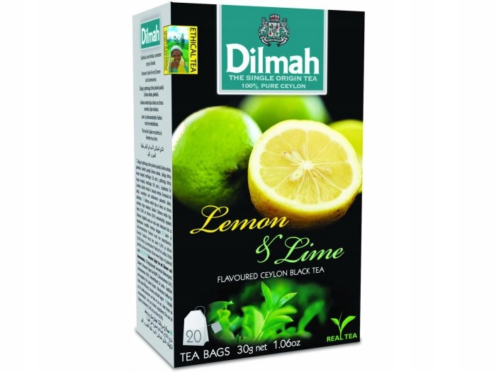 Dilmah Lemon & Lime herbata ekspresowa 20 szt