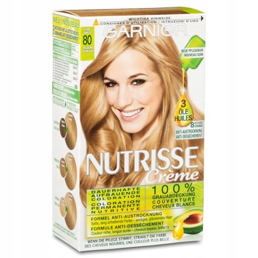 Garnier Nutrisse Creme farba do włosów 80 Jasny na