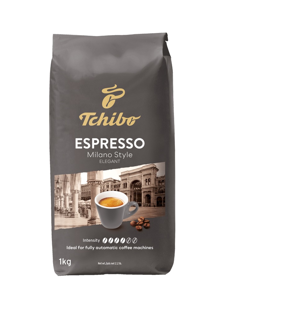 Tchibo Kawa Tchibo Espresso Milano Style Elegant Roast 1000g ziarnista