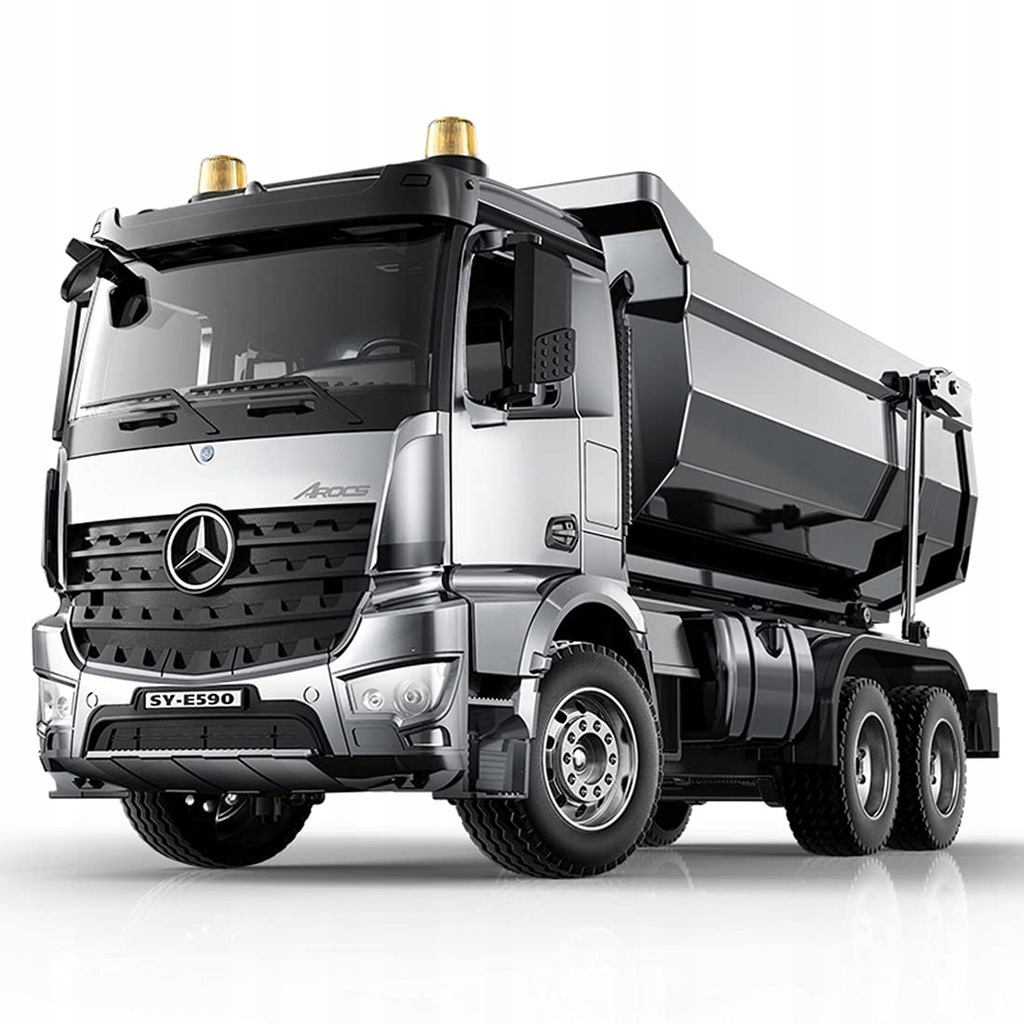ZDALNIE STEROWANY SAMOCHÓD WYWROTKA MERCEDES TIR E590-003 DOUBLEE