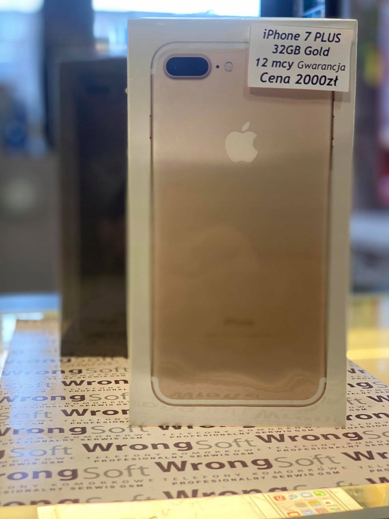 iPhone 7Plus 23GB Gold Wwa SKLEP cena2000zł