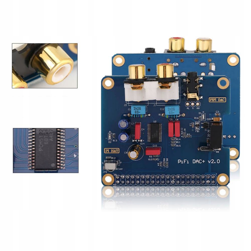 KARTA DŹWIĘKOWA DLA RASPBERRY PI HIFI DAC I2S