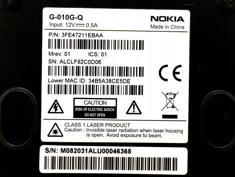 ONT NOKIA ISAM ONU G010GQ /1 GBPS 11281864731 oficjalne archiwum Allegro