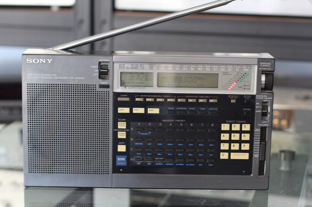SONY ICF-2001D デジタルラジオ Sony ICF-2001D radio globalne , unikat (1984-91