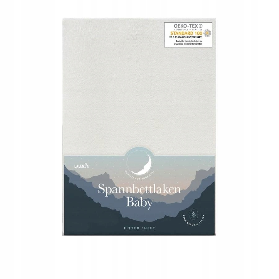 LALENI PRZEŚCIERADŁO DŻERSEJOWE Z GUMKĄ 40 X 90 CM, 100% BAWEŁNA