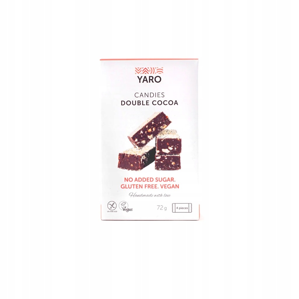 Zestaw cukierków Double Cocoa 72g YARO