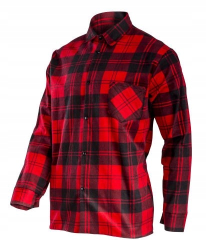 Koszula flanelowa czerwona, 170g/m2, "3