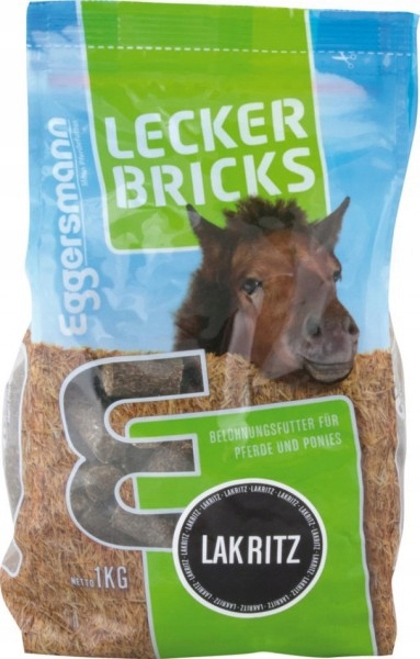 Cukierki dla koni smakołyki LeckerBricks lukrecja