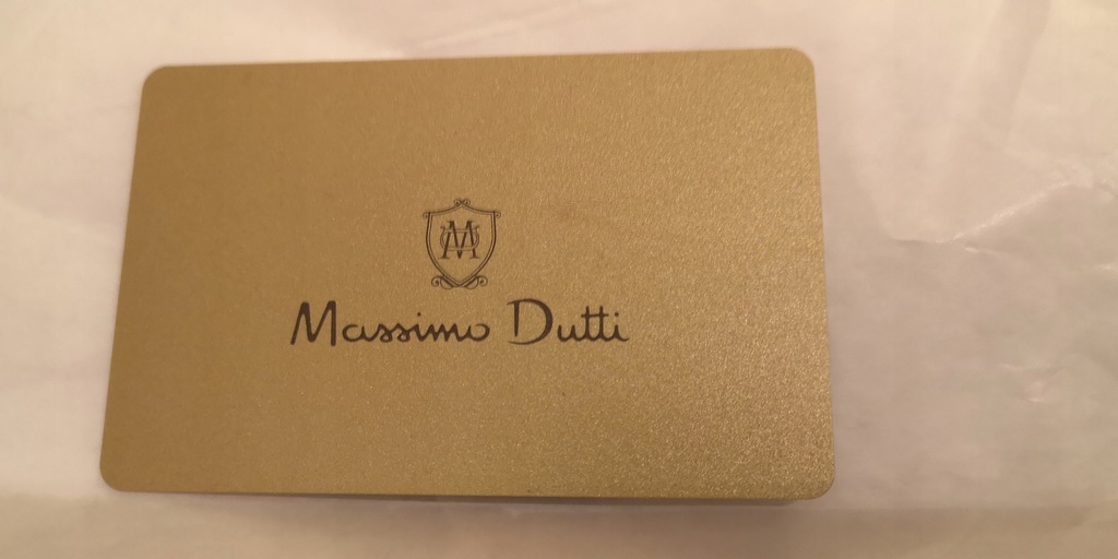 Massimo Dutti karta podarunkowa 149 zł za 135zł.