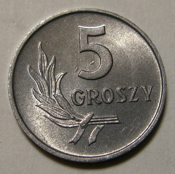 PRL 5 gr groszy 1961 mennicza [112]