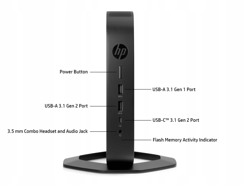 Купить Тонкий клиент HP t640 4XR65UC#ABB Черный Черный: отзывы, фото, характеристики в интерне-магазине Aredi.ru