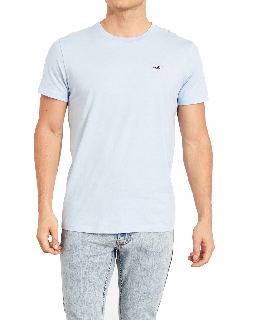 Hollister Light Blue T-Shirt Classic O-Neck _ M